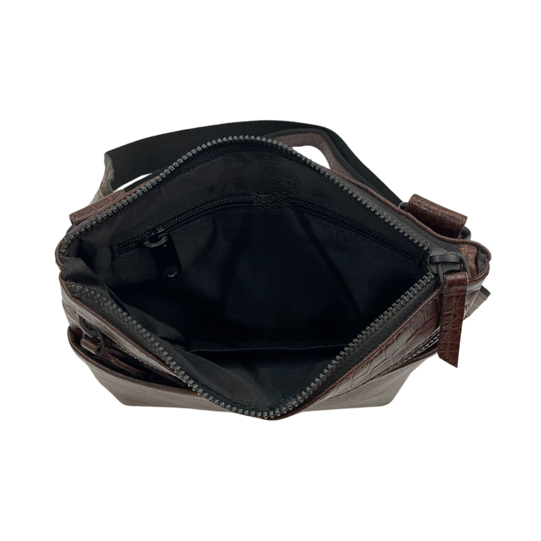 Leather Crossbody/Messenger Bag # 2488