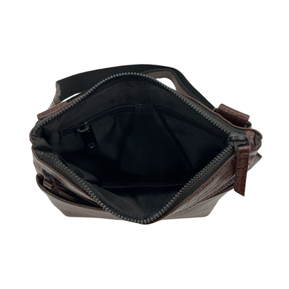 Leather Crossbody/Messenger Bag # 2488