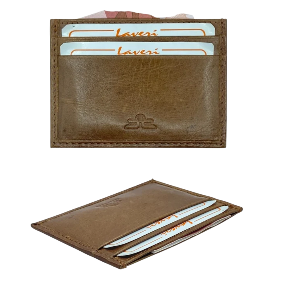 Super Slim Soft Genuine Leather Card Holder, Mini Credit Card Wallet # 1066/2