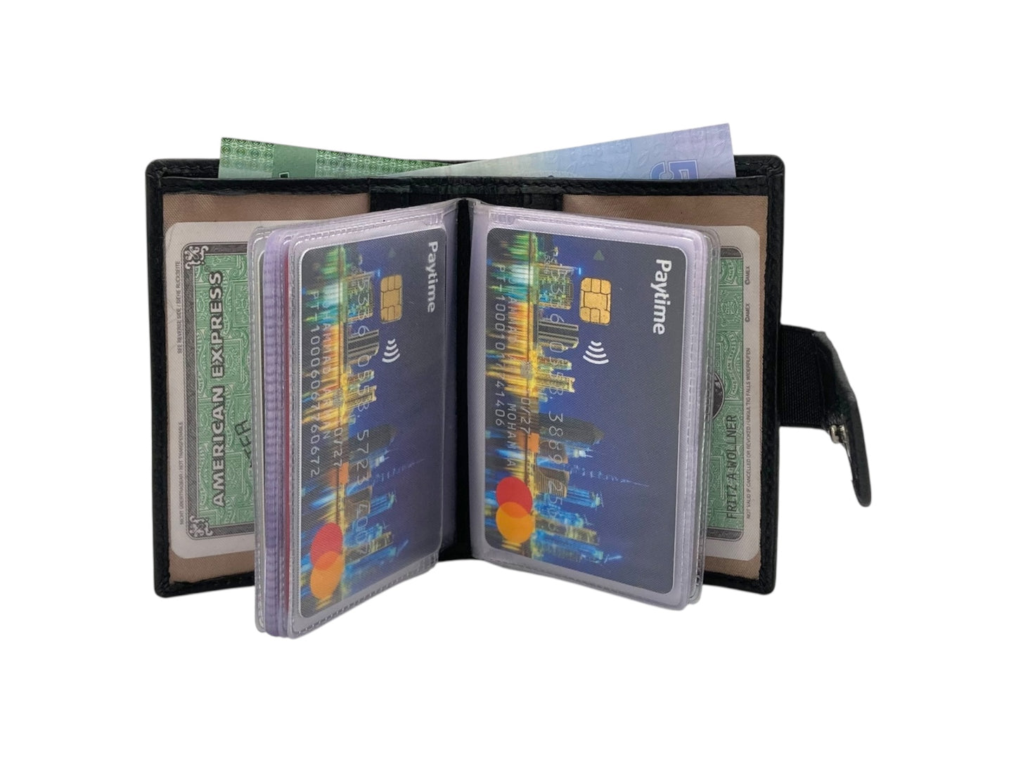 Compact Multiple Cards  & Cash Wallet RFID # 1865NM [EL.LOOP]