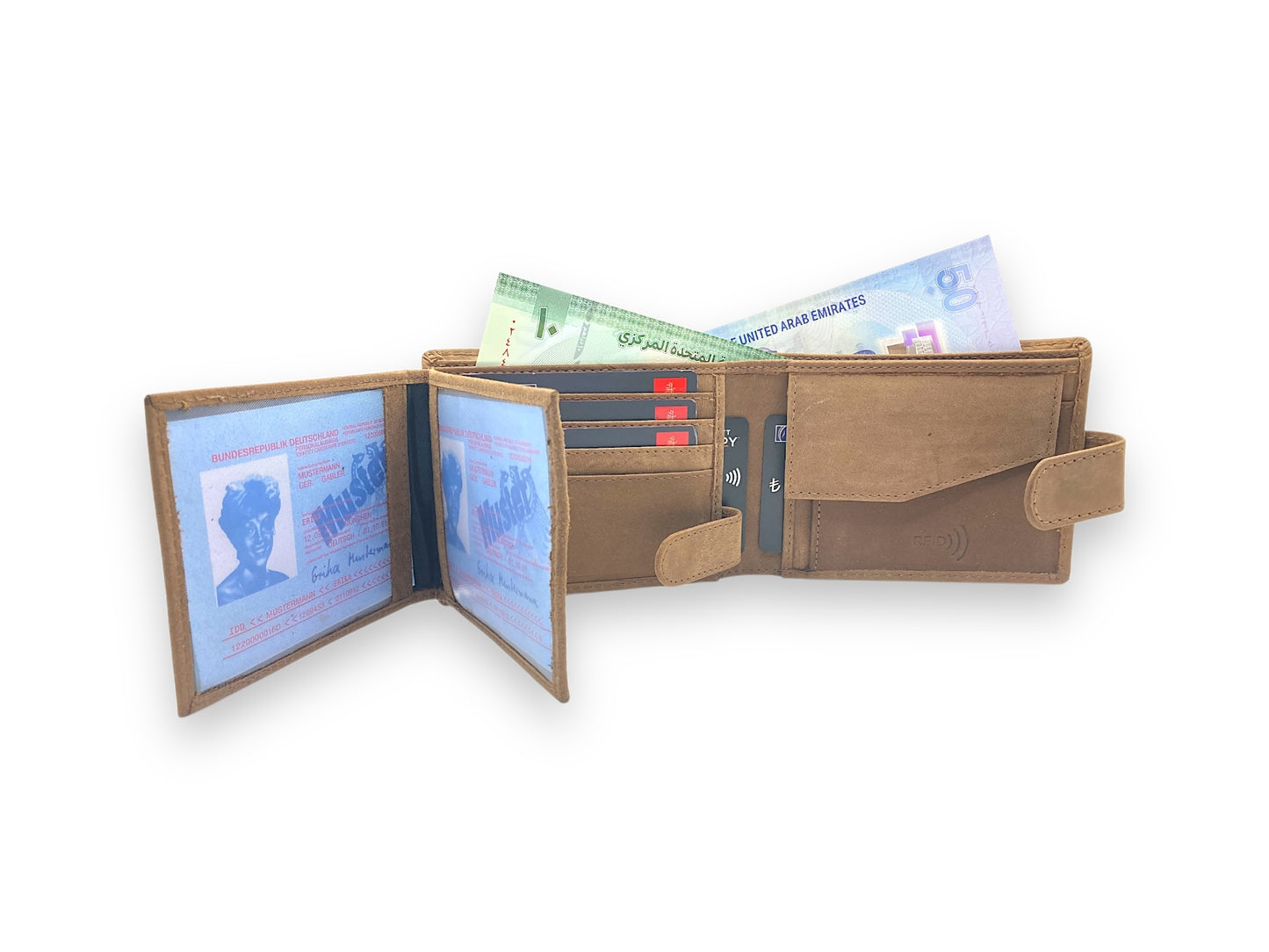 VIP Vintage Men's Bifold Wallet # RFID 1013CL