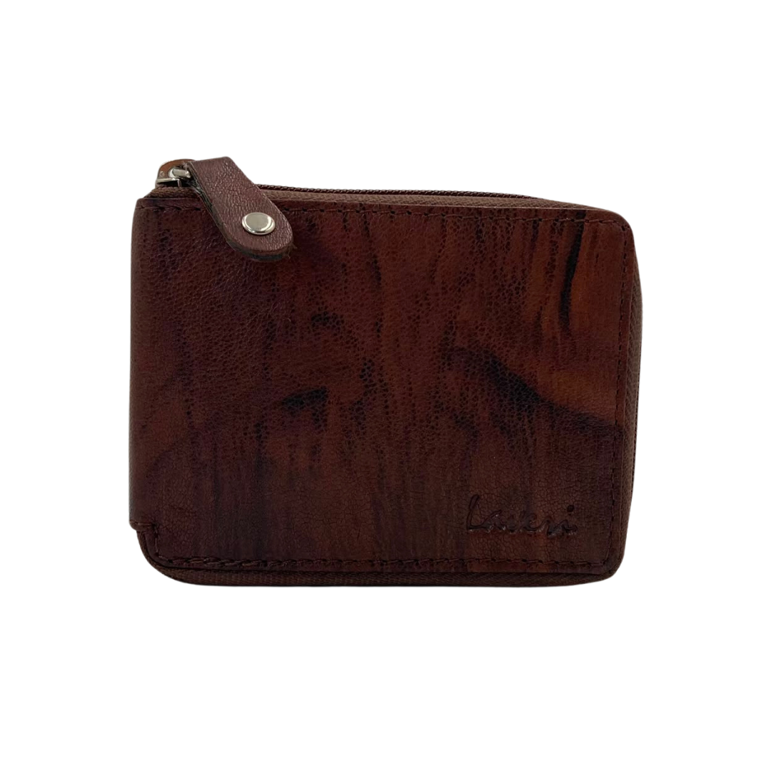 Fullzip leather mens Wallet #1541Z