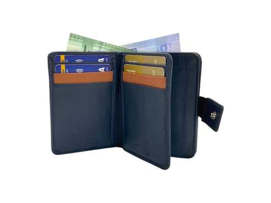 Compact Credit Cards & Cash Wallet With RFID # 4193A [EL.LOOP]