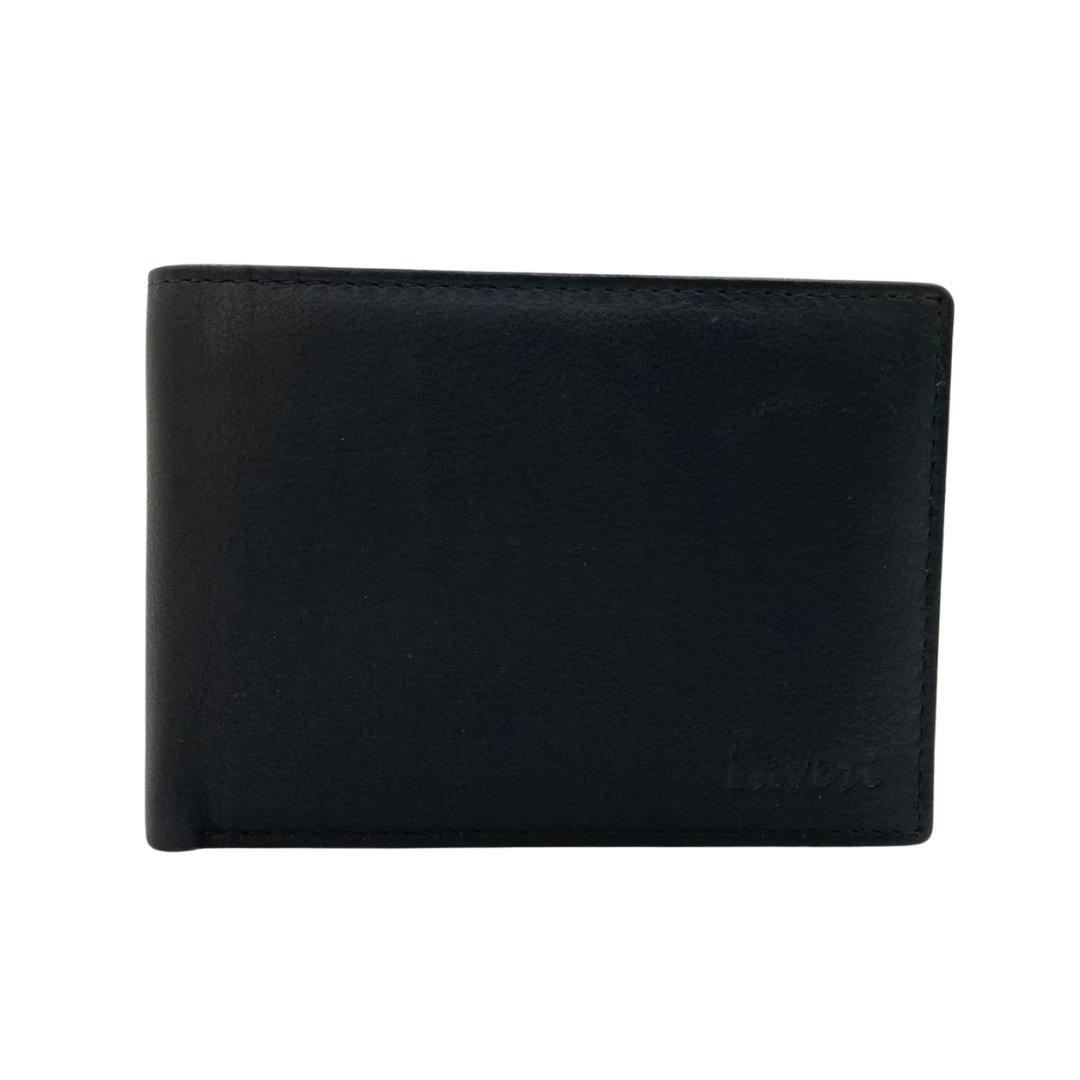 Antq, Smooth Leather Wallet With Inside Leather Lining # 4360