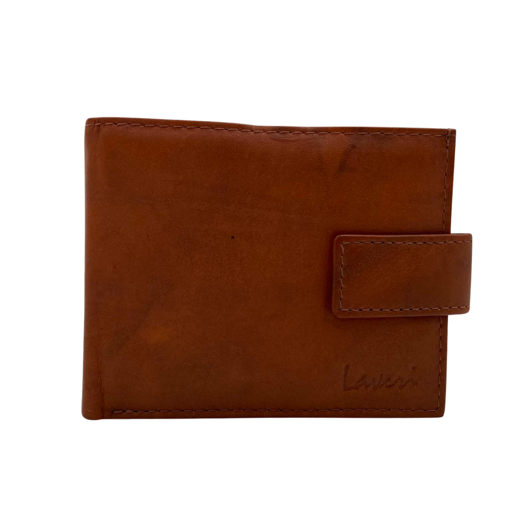 Antq, Smooth Leather Wallet With Inside Leather Lining # 1699L