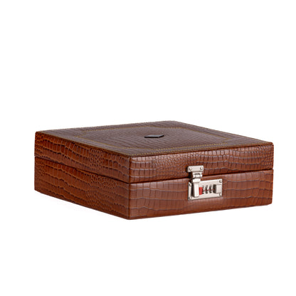 12 Slot Genuine Leather Premium Watch Box