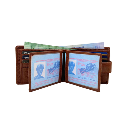Pebble Texture 8 Card Billfold Wallet # 983AL