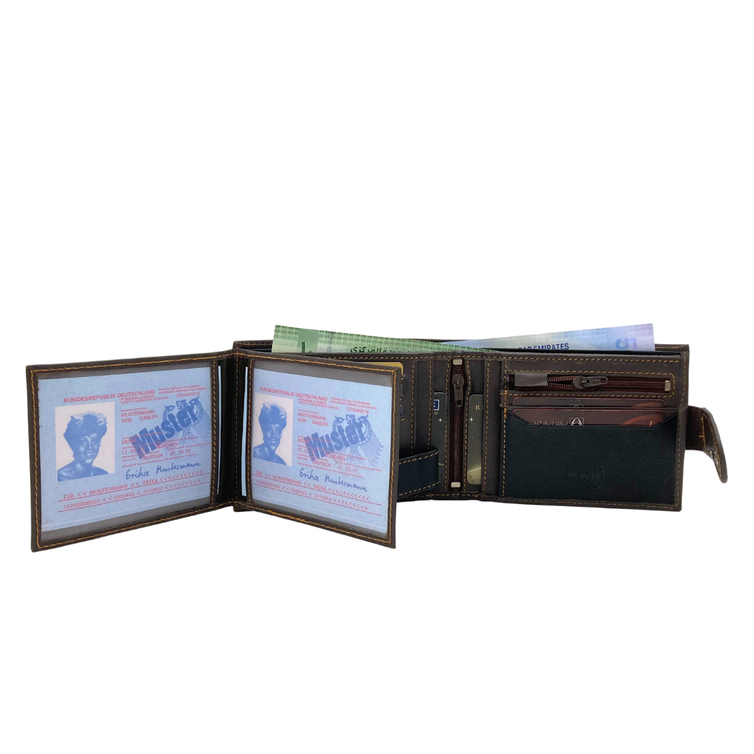 Shield Collection Bifold RFID Wallet # 1645 EL.LOOP