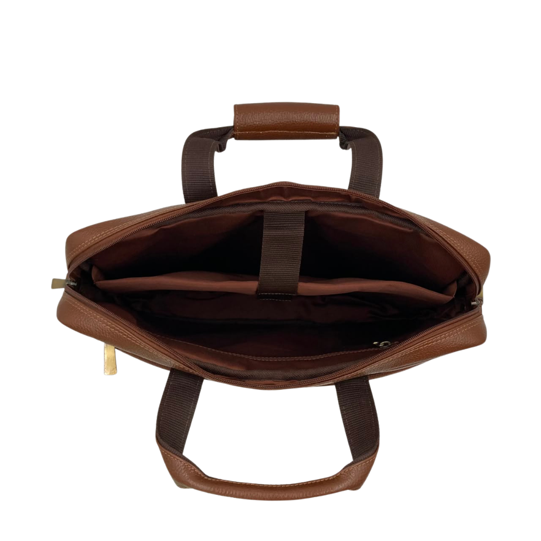 Expandable Leather Laptop Organiser Premium  # 2816