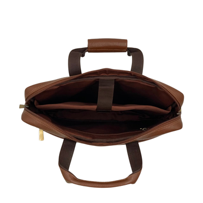 Expandable Leather Laptop Organiser Premium  # 2816