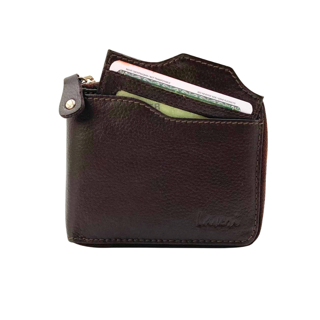 Fullzip leather mens Wallet #4094NZ