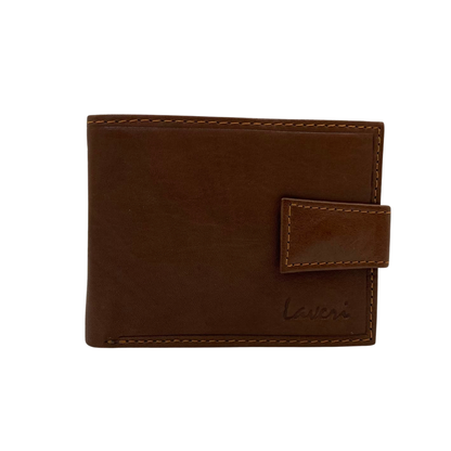 Mens Genuine Leather Mens wallet Leather Lined Bi fold Wallet For Men # 1981L