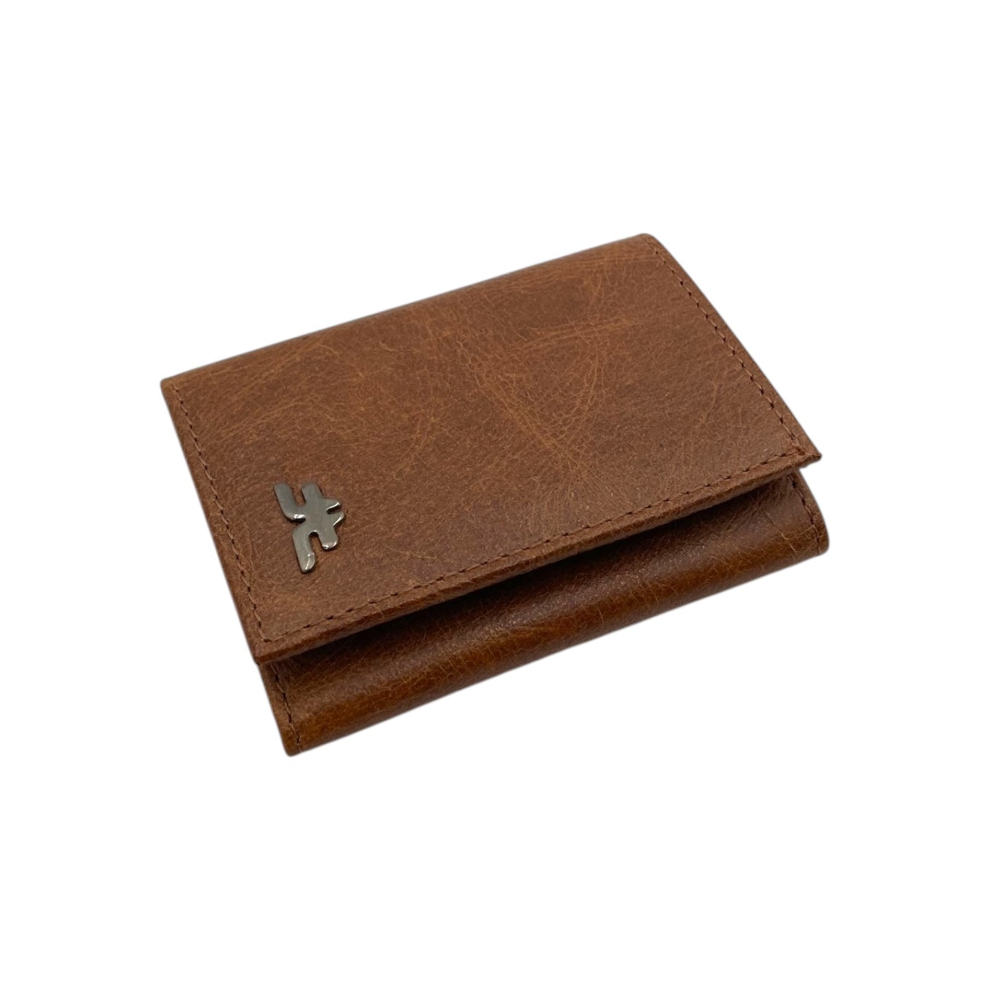 Compact Trifold Cards & Cash Wallet #  1891 Button