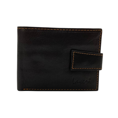 Mens Genuine Leather Mens wallet Leather Lined Bi fold Wallet For Men # 1981L