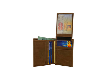 Small Bifold Cards Wallet # RFID 4017 ELASTIC