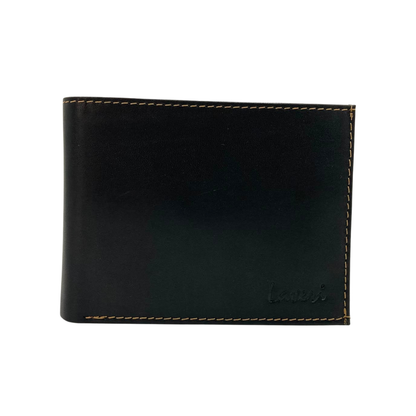 Antq, Smooth Leather Wallet With Inside Leather Lining # 1888