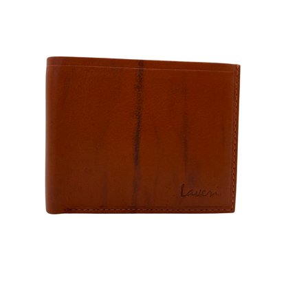 Mens Genuine Leather Mens wallet Leather Lined Bi fold Wallet For Men # 797FC