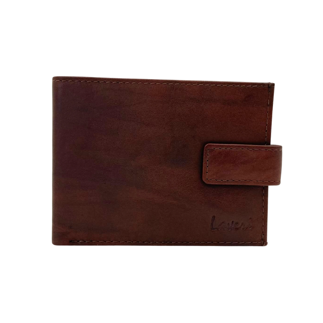 Antq, Smooth Leather Wallet With Inside Leather Lining # 1888L