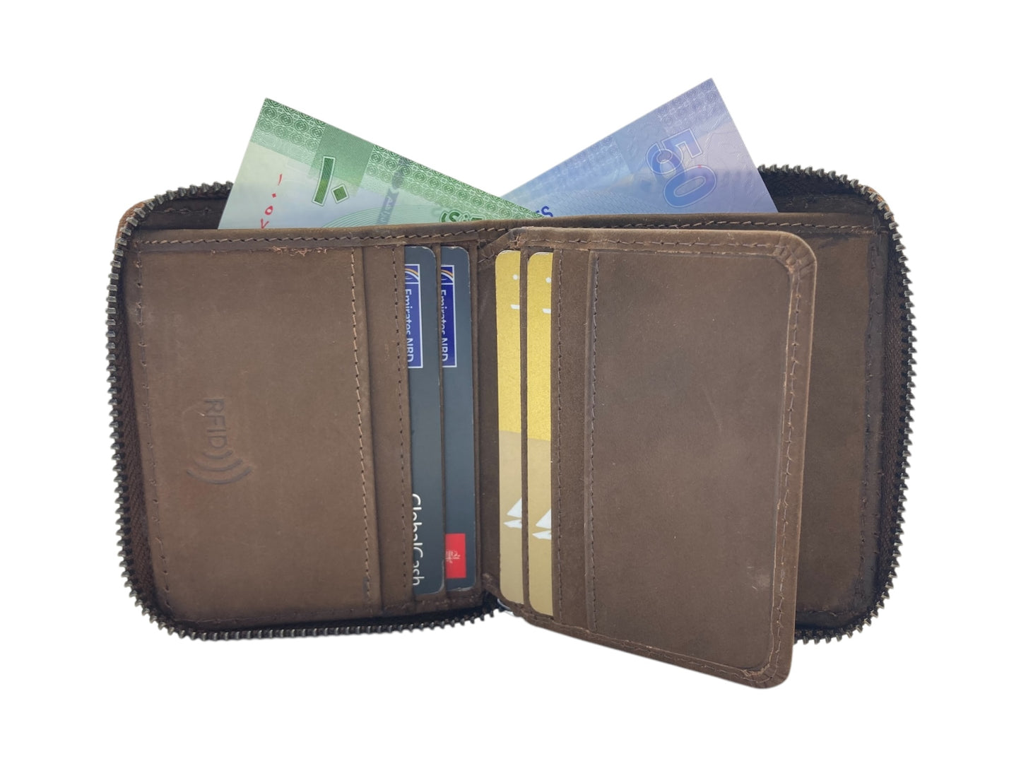 VIP Vintage Men's Fullzip Wallet # RFID 4397MZ