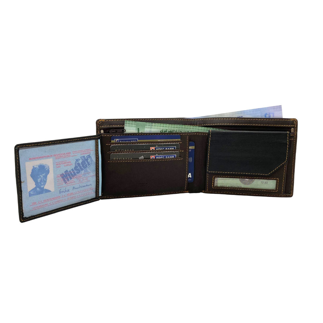 Shield Collection Bifold RFID Wallet # 1357C