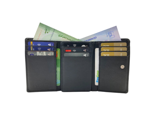 Women's Multi-Color TriFold Leather Wallet  # 1354NP