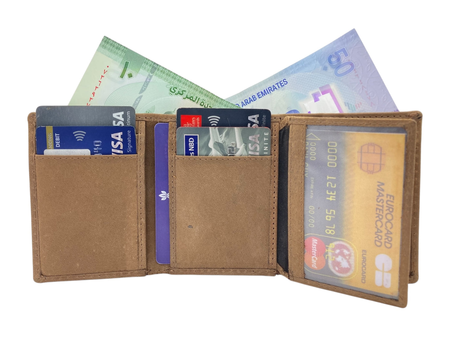 VIP Vintage Men's Trifold Wallet # RFID 1539 Hunter