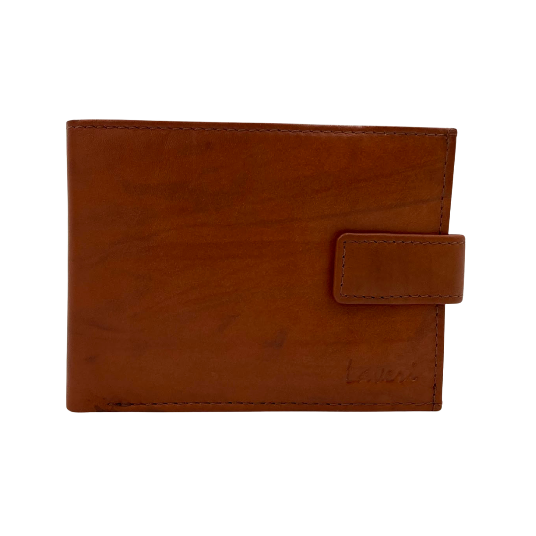Antq, Smooth Leather Wallet With Inside Leather Lining # 1888L
