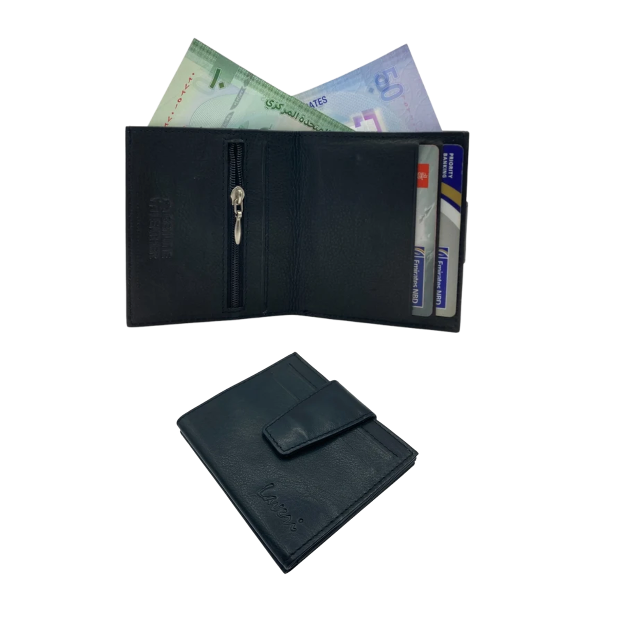 Compact Size Card, Cash & Coin Wallet 12 Card Space  # 4258M