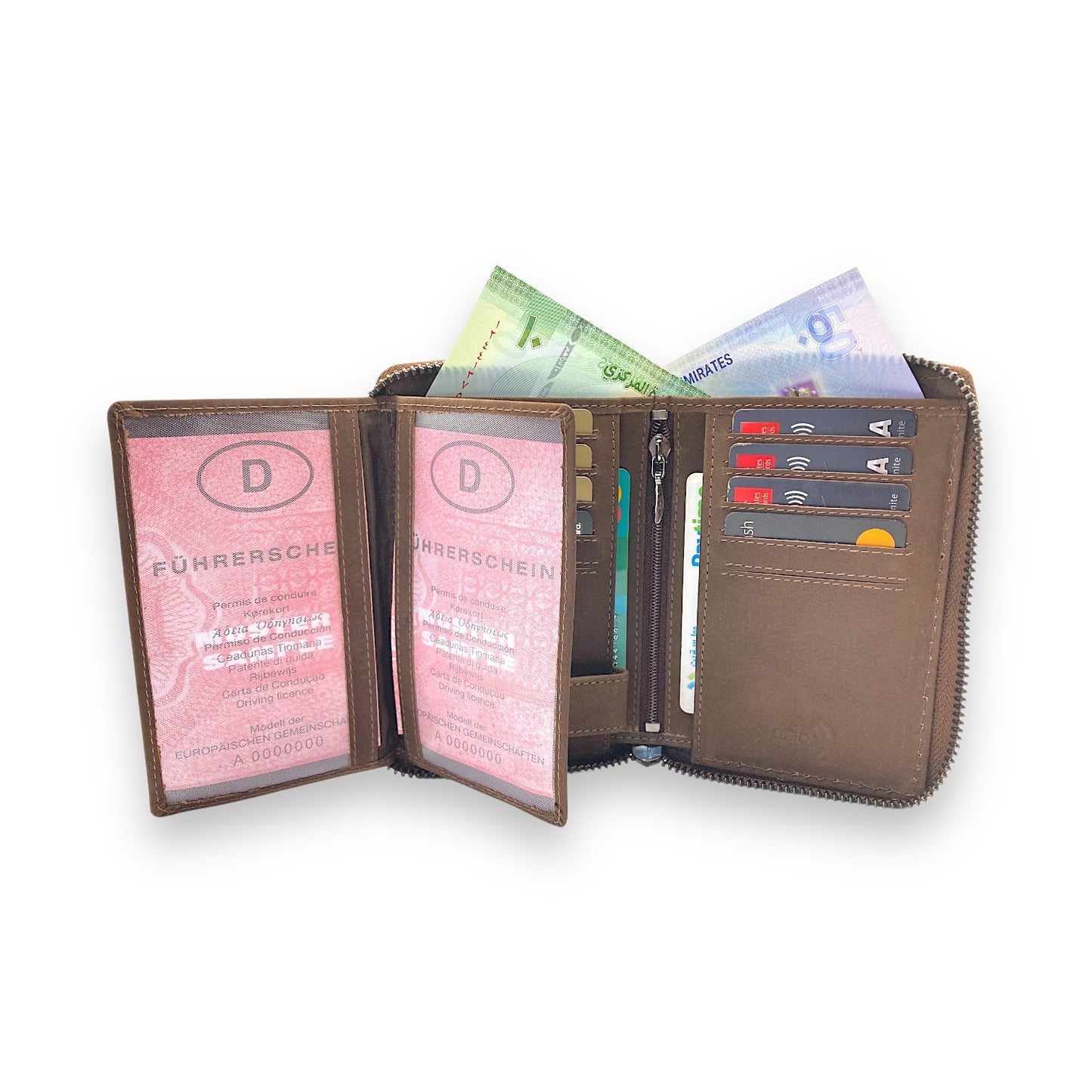VIP Vintage Men's Fullzip Wallet # RFID 618Z
