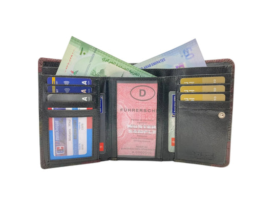 Women's Multi-Color Leather Wallet  # 1681