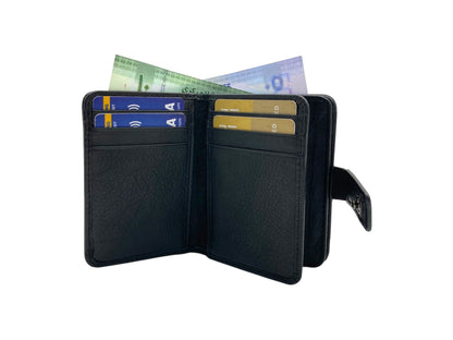 Compact Credit Cards & Cash Wallet With RFID # 4193A [EL.LOOP]
