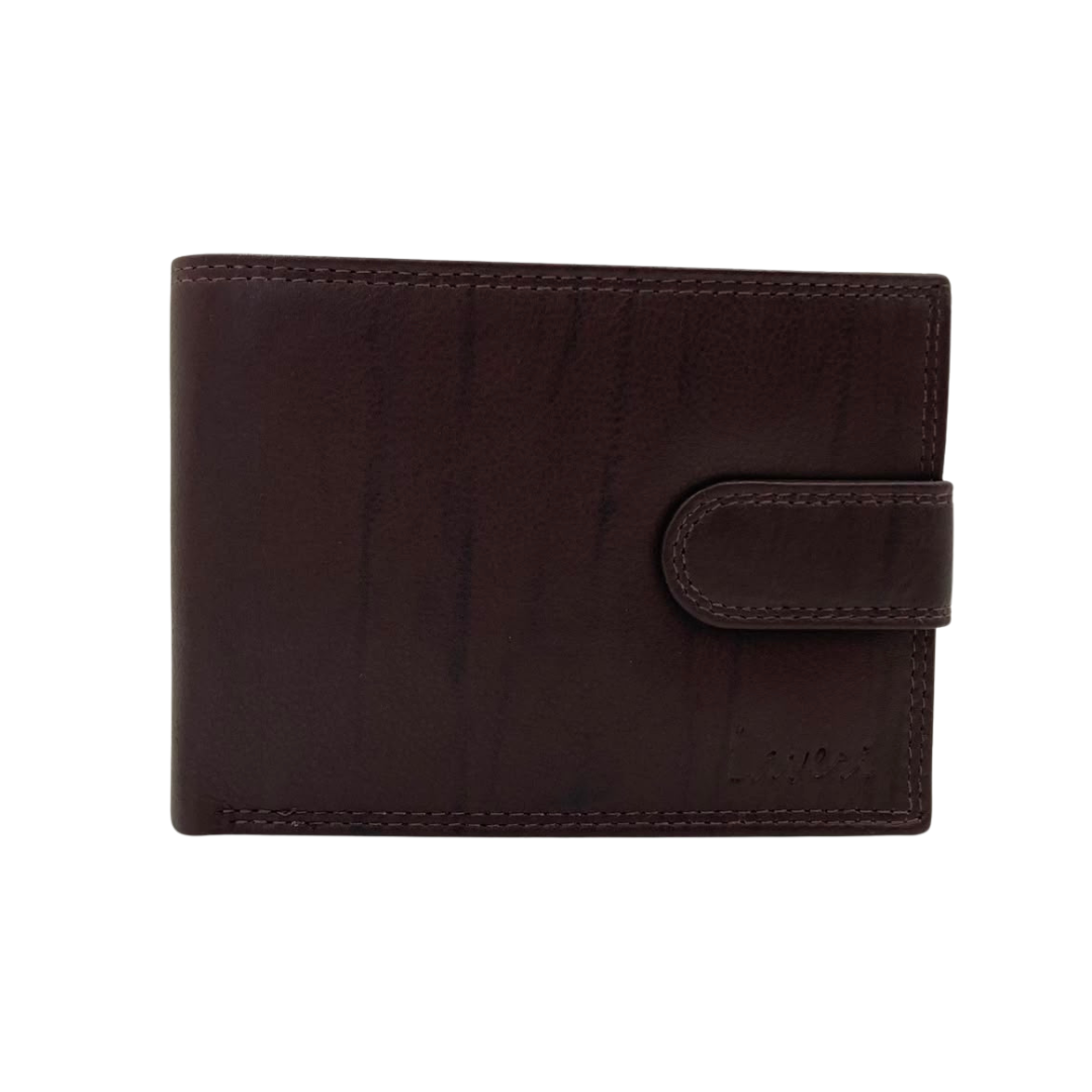 Antq, Smooth Leather Wallet With Inside Leather Lining  # 1510L