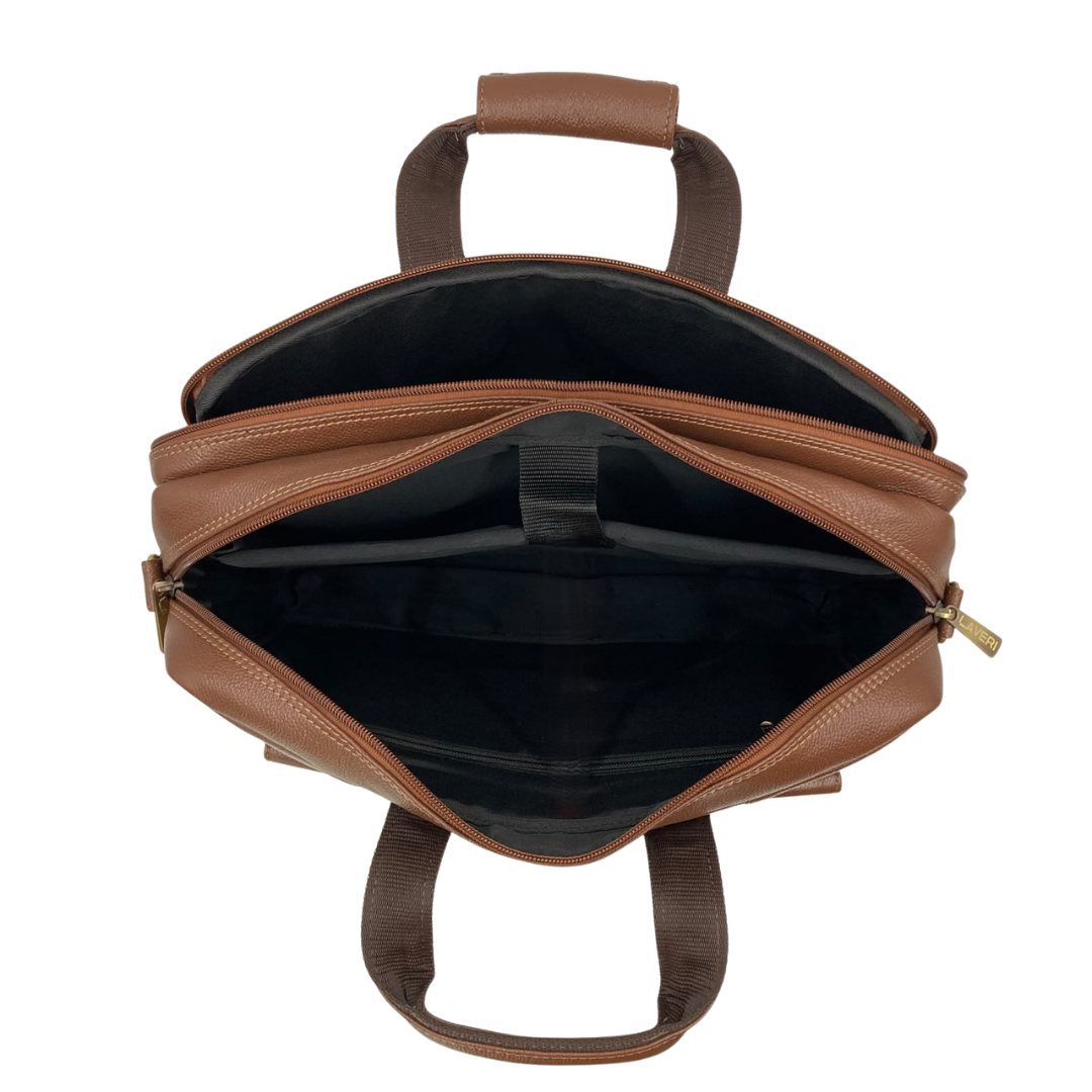 Expandable Leather Laptop Organiser Premium  # 2819