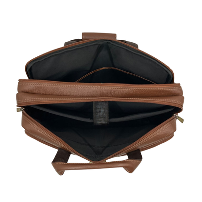 Expandable Leather Laptop Organiser Premium  # 2818