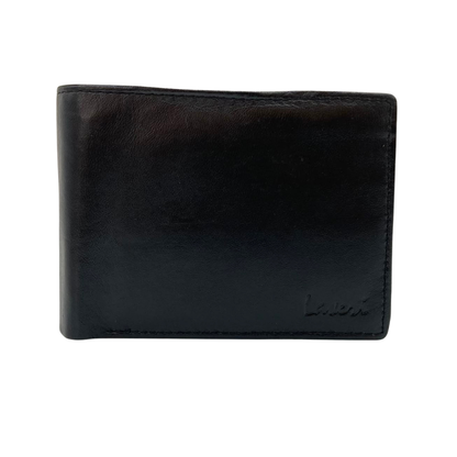 Mens Genuine Leather Mens wallet Leather Lined Bi fold Wallet For Men # 1244