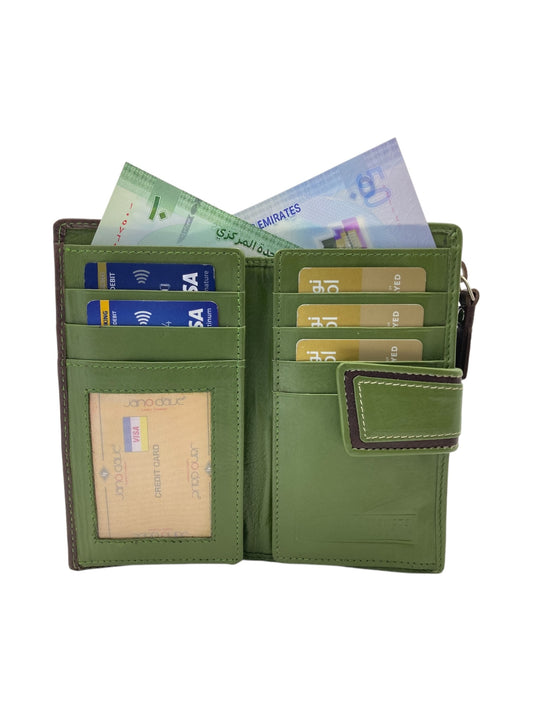 Women's Multi-Color Leather Wallet  # JD2029