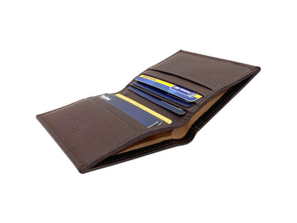 Slim Photo-ID Bifold Cards & Cash Wallet # RFID 1274AM