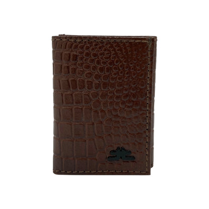 RFID Compact Trifold Cards & Cash Wallet #  1891 Button