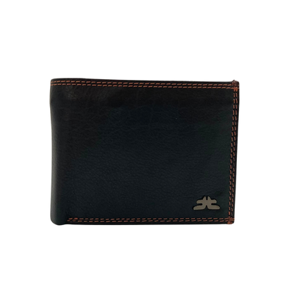 Antq, Smooth Leather Wallet With Inside Leather Lining # 1890C