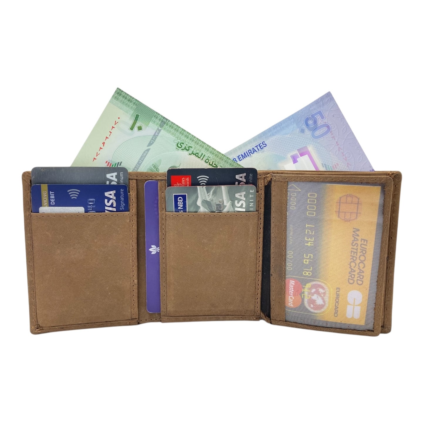 VIP Vintage Men's Trifold Wallet # RFID 1539L Hunter