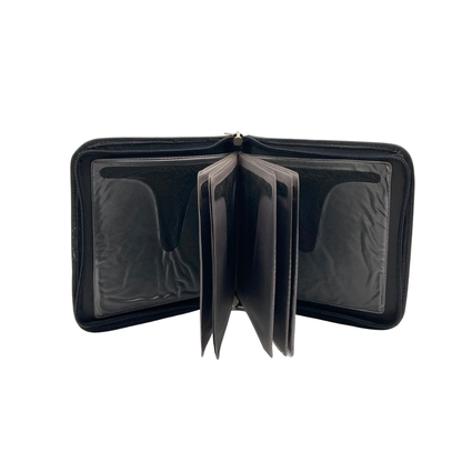 Leather CD POUCH_BLK