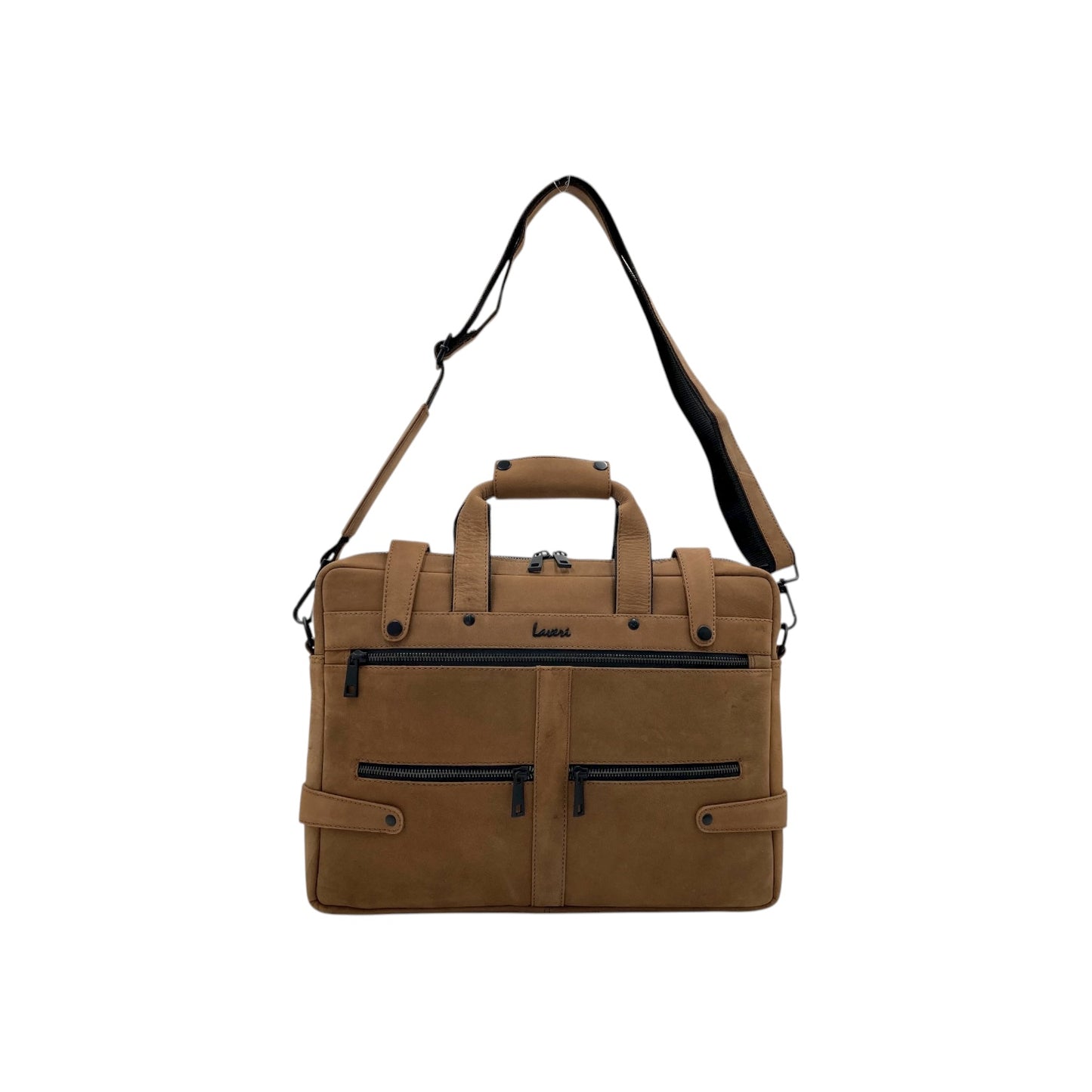 Cityscape Classic Vintage Leather Laptop Bag # 2870