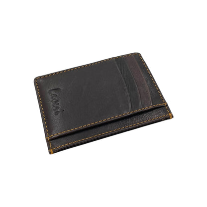 Super Slim Soft Genuine Leather Card Holder, Mini Credit Card Wallet # 1598N