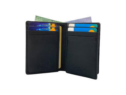 Small Bifold Cards Wallet # RFID 4018 Elastic