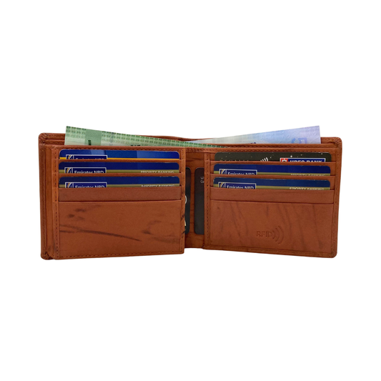 Shield Collection Bifold RFID Wallet # 1001