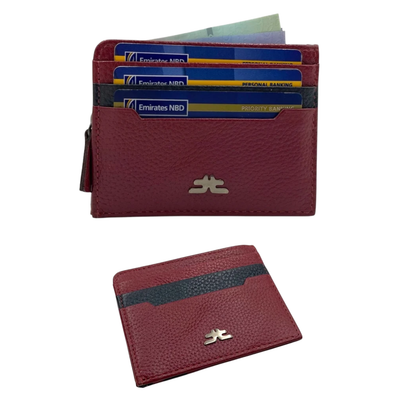 Slim Card Case & Cash Wallet Compact Size # 4502