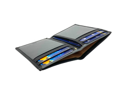 Slim Bifold Cards & Cash Wallet # RFID 1977