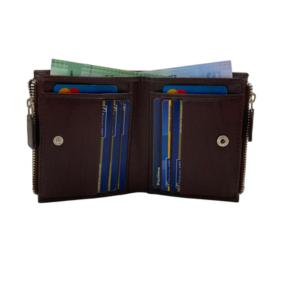 Fullzip leather mens Wallet #SIDE FULLZIP