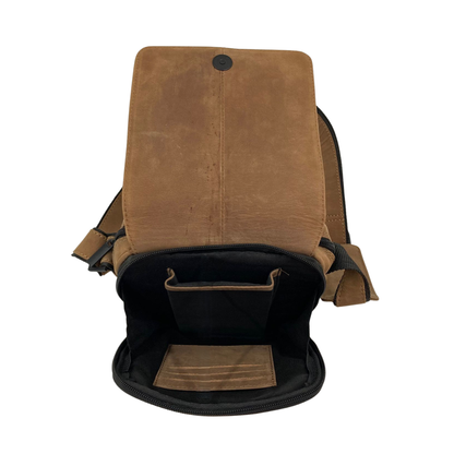 Leather Crossbody/Messenger Bag # 2355