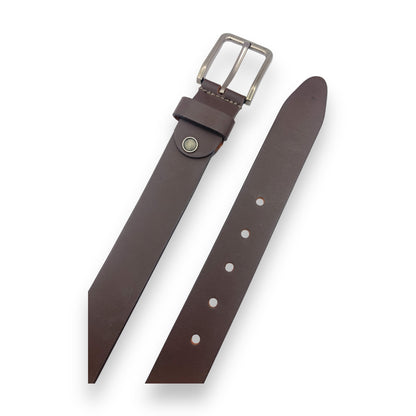 Mens Leather Belt 35mm Smooth